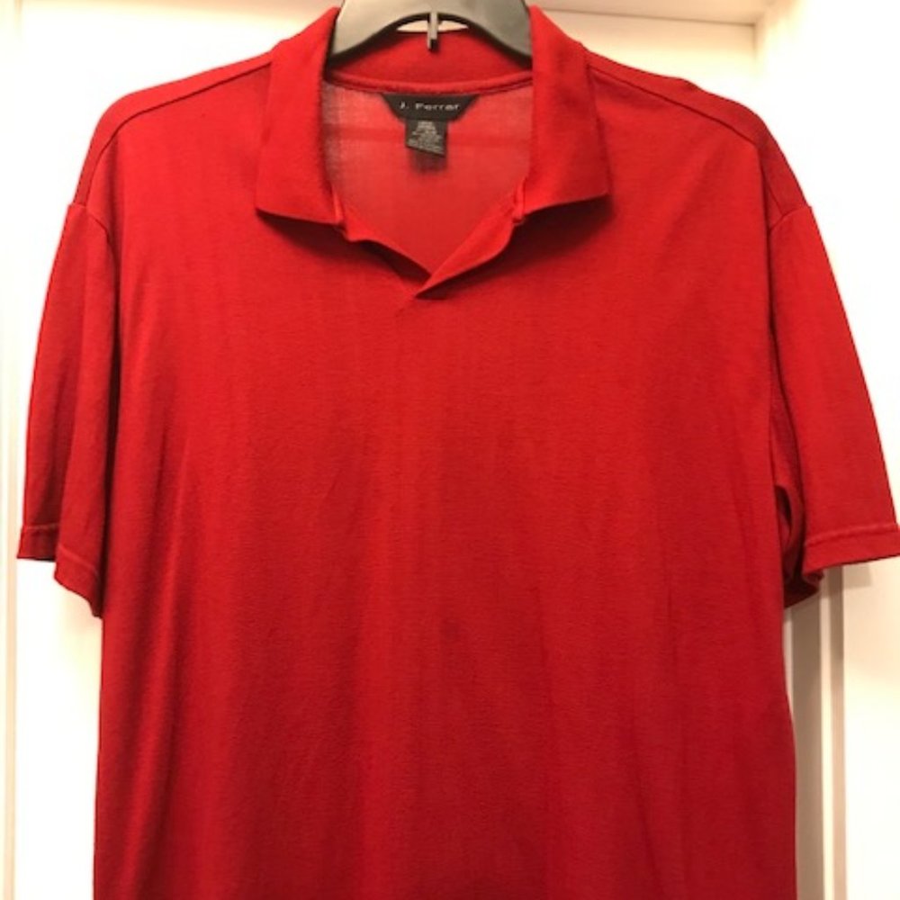 Johnny collar short sleeve jersey